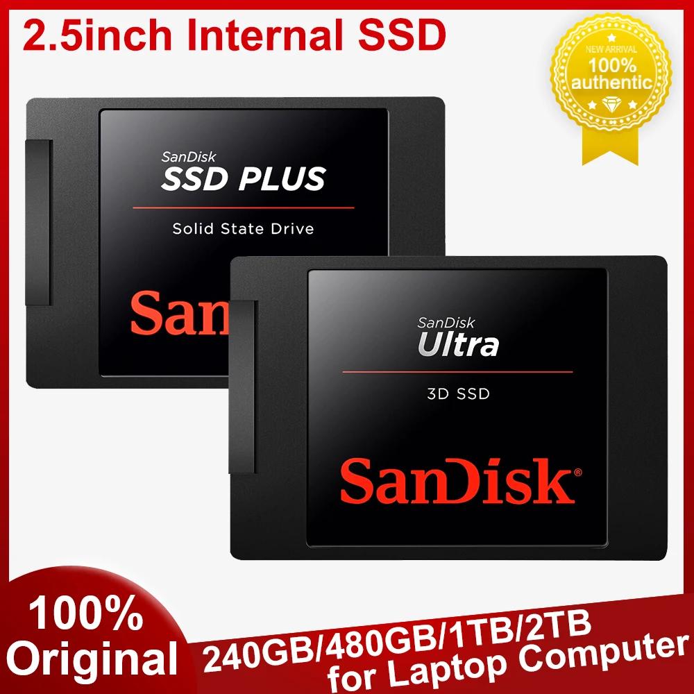 SanDisk SSD Ʈ 3D 240GB 480GB 1TB 2TB SSD  ָ Ʈ SSD ÷ 240GB 480GB 1TB 2TB ϵ ̺, ƮϿ HD ũ 2.5